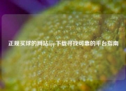 正规买球的网站app下载寻找可靠的平台指南
