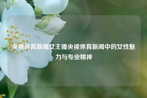 央视体育新闻女主播央视体育新闻中的女性魅力与专业精神