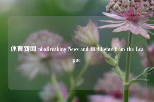 体育新闻 nbaBreaking News and Highlights from the League