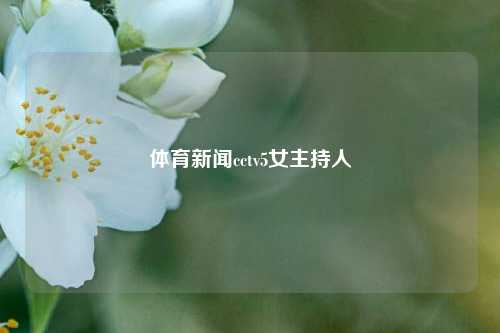 体育新闻cctv5女主持人