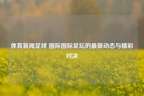 体育新闻足球 国际国际足坛的最新动态与精彩对决