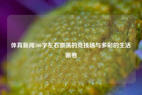 体育新闻300字左右激荡的竞技场与多彩的生活画卷