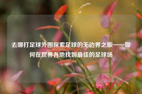 去哪打足球外围探索足球的无边界之旅——如何在世界各地找到最佳的足球场