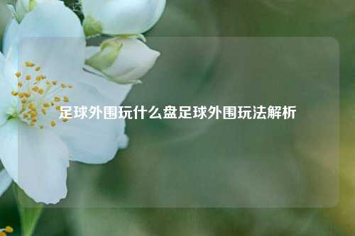 足球外围玩什么盘足球外围玩法解析