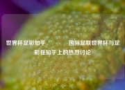 世界杯足彩知乎🥉国际足联世界杯与足彩在知乎上的热烈讨论