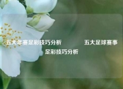 五大年赛足彩技巧分析🌈五大足球赛事足彩技巧分析