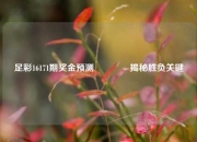 足彩16171期奖金预测🥈揭秘胜负关键