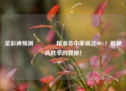 足彩神预测👈精准命中率高达90%！揭秘高胜率的奥秘！
