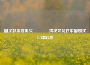 国足彩票哪里买👍揭秘如何在中国购买足球彩票