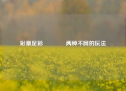 彩票足彩🥇两种不同的玩法