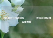 足彩猜比分投资回报🎖️投资与回报的双重考量