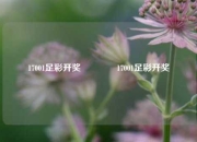 17001足彩开奖🏆17001足彩开奖