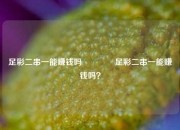 足彩二串一能赚钱吗👈足彩二串一能赚钱吗？