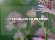 16177足彩结果16177足彩结果查询与分析