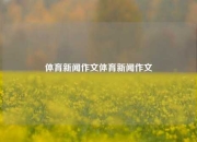 体育新闻作文体育新闻作文