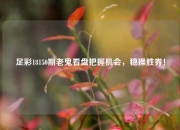 足彩18150期老鬼看盘把握机会，稳操胜券！