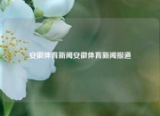 安徽体育新闻安徽体育新闻报道