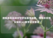 搜狐体育新闻中甲甲组赛事前瞻，搜狐体育独家解析2023赛季足球赛事