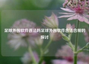足球外围软件违法吗足球外围软件合法合规的探讨
