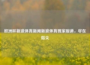 欧洲杯新浪体育新闻新浪体育独家报道，尽在指尖
