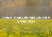 买球在哪个网站投注好如何选择优质的足球博彩网站进行投注？