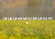 买球上什么网站买如何在互联网上购买足球彩票？