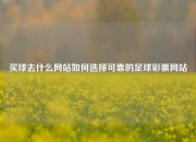 买球去什么网站如何选择可靠的足球彩票网站