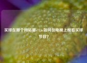 买球在哪个网站馨c77,tv如何在电视上观看买球节目？