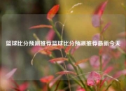 篮球比分预测推荐篮球比分预测推荐最新今天