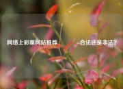 网络上彩票网站推荐👍合法还是非法？