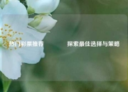 热门彩票推荐👍探索最佳选择与策略