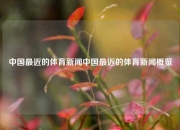 中国最近的体育新闻中国最近的体育新闻概览