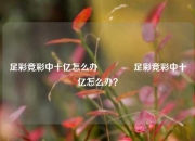 足彩竞彩中十亿怎么办👉足彩竞彩中十亿怎么办？