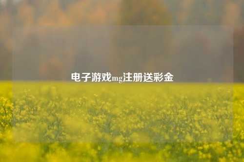 电子游戏mg注册送彩金