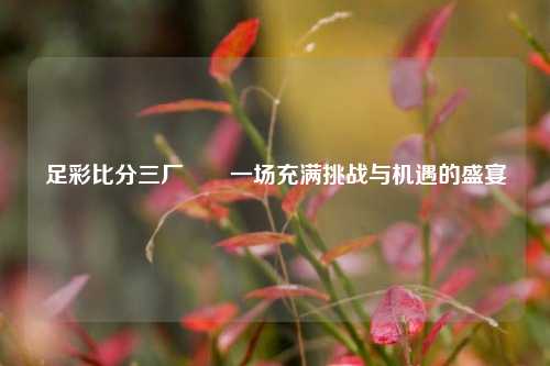 足彩比分三厂✌️一场充满挑战与机遇的盛宴