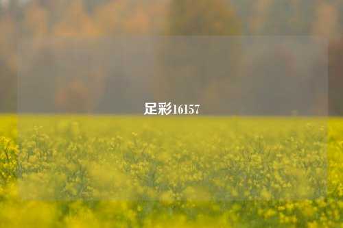 足彩16157