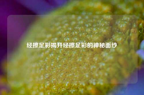 经擦足彩揭开经擦足彩的神秘面纱