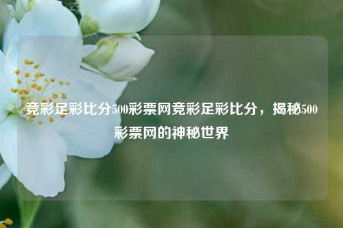 竞彩足彩比分500彩票网竞彩足彩比分，揭秘500彩票网的神秘世界